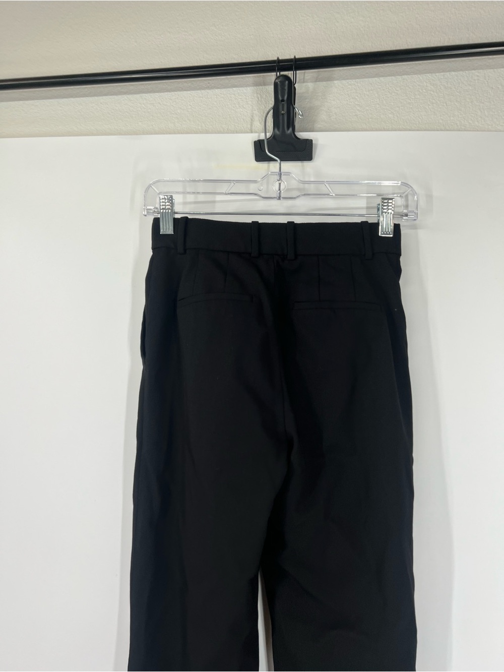 Babaton Aritzia Pleated Trouser Pants Wool Blend Black - Picture 5 of 7